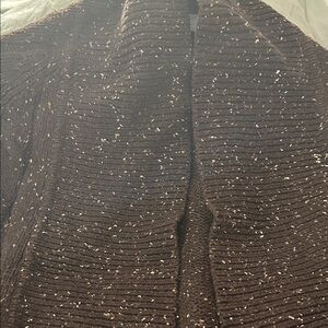 🛑 sold 🛑Denver Hayes Cozy Dark Brown Cable Knit Sweater